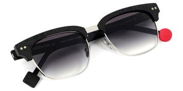 Sabine Be® Be Master Square Sun SB Be Master Square Sun 551 52 - Matte Marbled Slate Gray / Polished Palladium Sunglasses