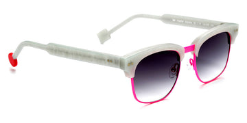 Sabine Be® Be Master Square Sun SB Be Master Square Sun 555 52 - Matte Marbled Silver Gray / Satin Neon Pink Sunglasses