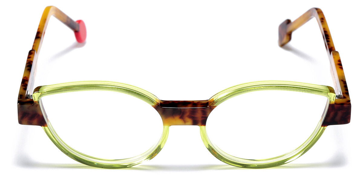 Sabine Be® Be Mine SB Be Mine 624 53 - Shiny Translucent Lime / Shiny Tortoiseshell Eyeglasses