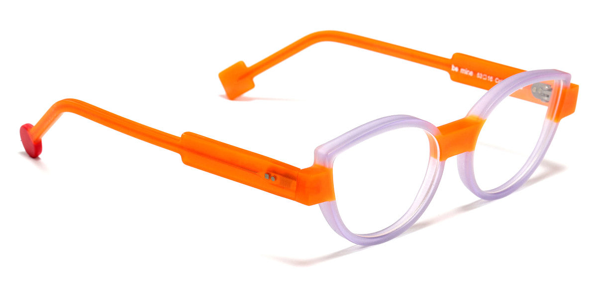 Sabine Be® Be Mine SB Be Mine 625 53 - Matte Translucent Parma / Matte Translucent Neon Orange Eyeglasses