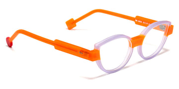 Sabine Be® Be Mine SB Be Mine 625 53 - Matte Translucent Parma / Matte Translucent Neon Orange Eyeglasses