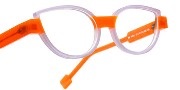 Sabine Be® Be Mine SB Be Mine 625 53 - Matte Translucent Parma / Matte Translucent Neon Orange Eyeglasses