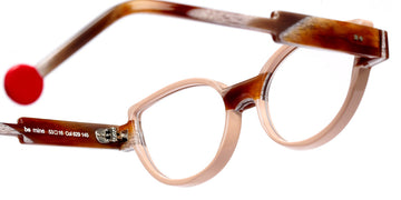 Sabine Be® Be Mine SB Be Mine 629 53 - Shiny Nude / Shiny Vintage Horn Eyeglasses