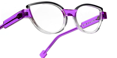 Sabine Be® Be Mine SB Be Mine 630 53 - Shiny Gray Gradient / Shiny Translucent Purple Eyeglasses