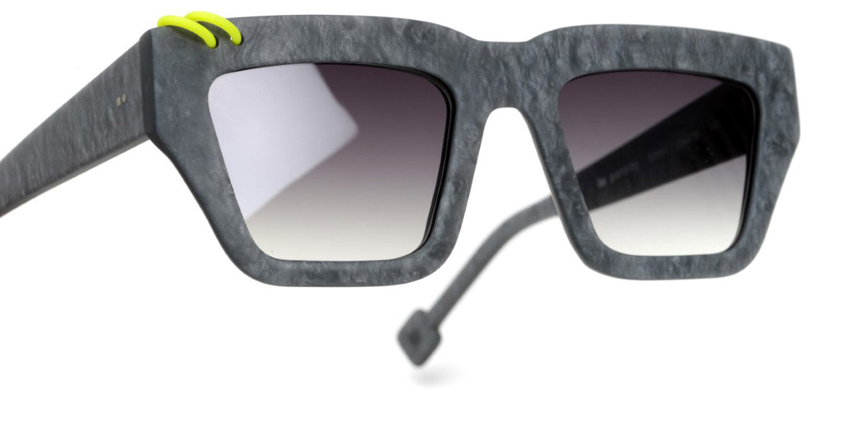 Sabine Be® Be Piercing Sun SB Be Piercing Sun 475 53 - Matt Marble Mouse Gray / Neon Yellow Sunglasses