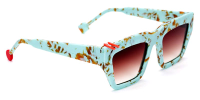 Sabine Be® Be Piercing Sun SB Be Piercing Sun 479 53 - Matt Marbled Turquoise / Camel Sunglasses