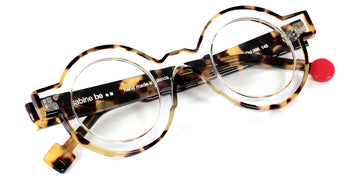 Sabine Be® Be Pop Line SB Be Pop Line 396 41 - Shiny Crystal / Shiny Tokyo Tortoise Eyeglasses