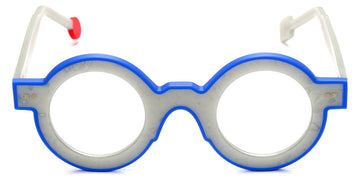 Sabine Be® Be Pop Line SB Be Pop Line 532 41 - Matte Marbled Silver Gray / Matte Majorelle Blue Eyeglasses