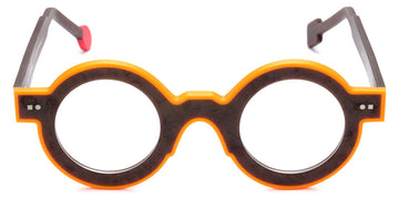 Sabine Be® Be Pop Line SB Be Pop Line 533 41 - Matte Marbled Brown / Matte Orange Eyeglasses