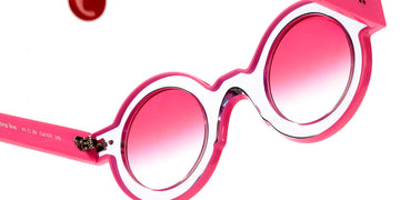 Sabine Be® Be Pop Line Sun SB Be Pop Line Sun 522 41 - Shiny Crystal / Shiny Neon Pink Sunglasses