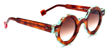 Sabine Be® Be Pop Line Sun SB Be Pop Line Sun 523 41 - Shiny Blond Tortoise / Shiny Marbled Turquoise Sunglasses