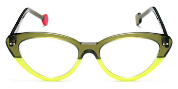 Sabine Be® Be Pretty SB Be Pretty 456 53 - Shiny Translucent Khaki / Bright Neon Yellow Eyeglasses