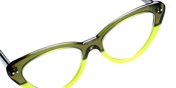 Sabine Be® Be Pretty SB Be Pretty 456 53 - Shiny Translucent Khaki / Bright Neon Yellow Eyeglasses