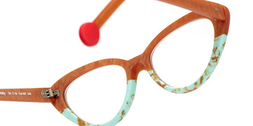 Sabine Be® Be Pretty SB Be Pretty 487 53 - Matt Marbled Rust / Matte Marbled Turquoise Eyeglasses