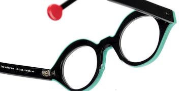 Sabine Be® Be Smile Line SB Be Smile Line 529 46 - Shiny Midnight Blue / Shiny Turquoise Eyeglasses