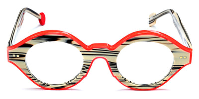 Sabine Be® Be Smile Line SB Be Smile Line 715 46 - Shiny Chocolate Vanilla / Shiny Neon Miami Orange Eyeglasses