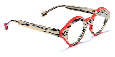 Sabine Be® Be Smile Line SB Be Smile Line 715 46 - Shiny Chocolate Vanilla / Shiny Neon Miami Orange Eyeglasses