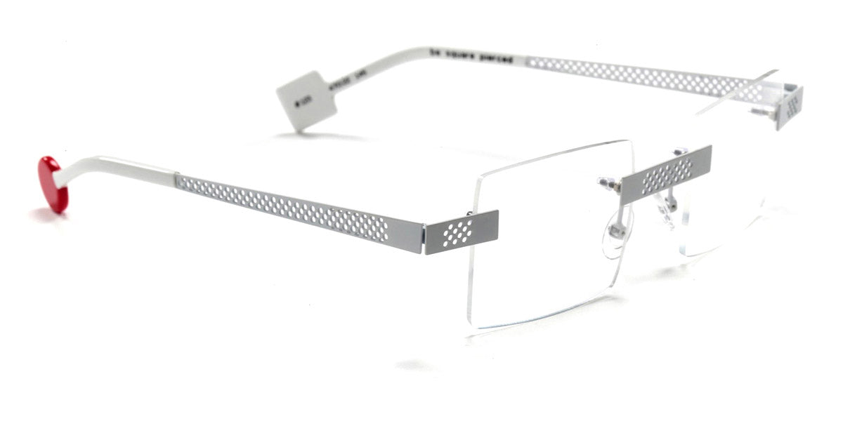 Sabine Be® Be Square Pierced SB Be Square Pierced 123 47 - Satin White Eyeglasses