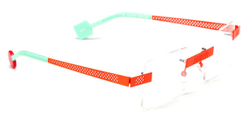 Sabine Be® Be Square Pierced SB Be Square Pierced 124 47 - Satin Neon Orange Eyeglasses