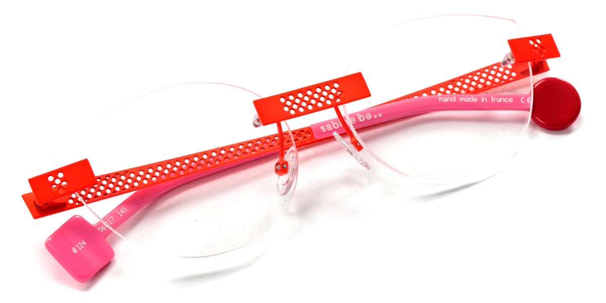 Sabine Be® Be String Pierced SB Be String Pierced 124 56 - Satin Neon Orange Eyeglasses