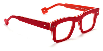 Sabine Be® Be Swag Xl SB Be Swag XL 169 46 - Shiny Translucent Red / White / Shiny Orange Eyeglasses