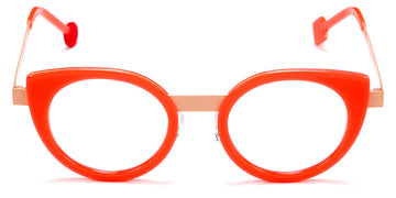 Sabine Be® Be Sweet SB Be Sweet 573 47 - Shiny Neon Orange Miami / Nude Satin Eyeglasses