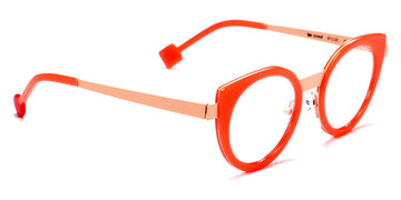 Sabine Be® Be Sweet SB Be Sweet 573 47 - Shiny Neon Orange Miami / Nude Satin Eyeglasses