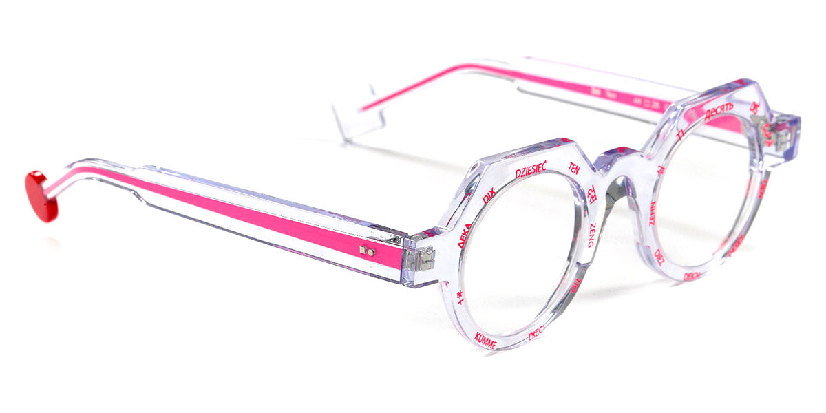 Sabine Be® Be Ten SB Be Ten 643 44 - Shiny Crystal / Neon Pink Eyeglasses