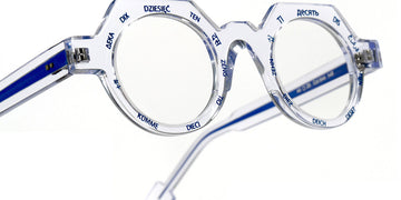 Sabine Be® Be Ten SB Be Ten 644 44 - Shiny Crystal / Majorelle Blue Eyeglasses