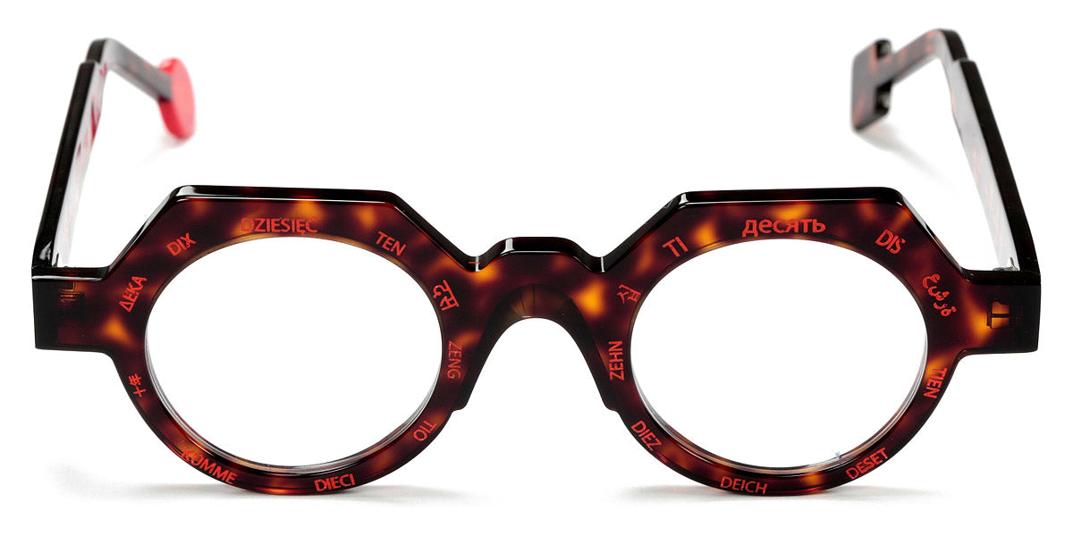 Sabine Be® Be Ten SB Be Ten 650 44 - Shiny Cherry Tortoiseshell / Neon Orange Eyeglasses