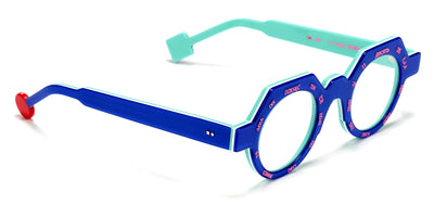 Sabine Be® Be Ten SB Be Ten 651 44 - Shiny Translucent Majorelle Blue / White / Shiny Turquoise / Neon Pink Eyeglasses