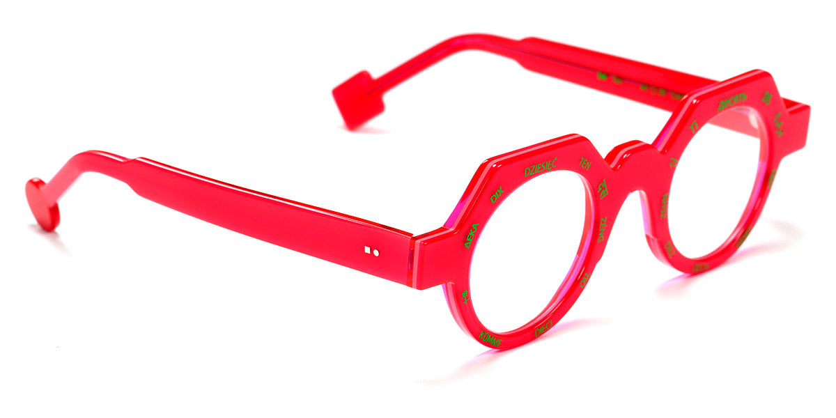 Sabine Be® Be Ten SB Be Ten 652 44 - Shiny Neon Pink / Neon Green Eyeglasses