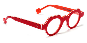 Sabine Be® Be Ten SB Be Ten 706 44 - Shiny Translucent Red / White / Shiny Orange Eyeglasses