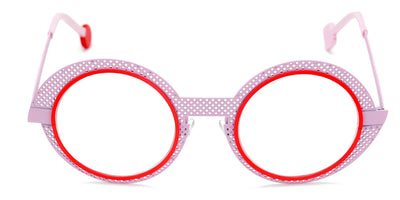 Sabine Be® Be Val De Loire Hole SB Be Val De Loire Hole 489 50 - Baby Pink Perforated Satin / Neon Orange Satin Eyeglasses