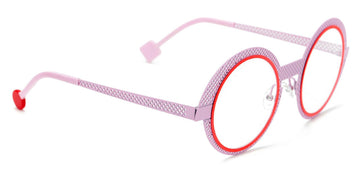 Sabine Be® Be Val De Loire Hole SB Be Val De Loire Hole 489 50 - Baby Pink Perforated Satin / Neon Orange Satin Eyeglasses