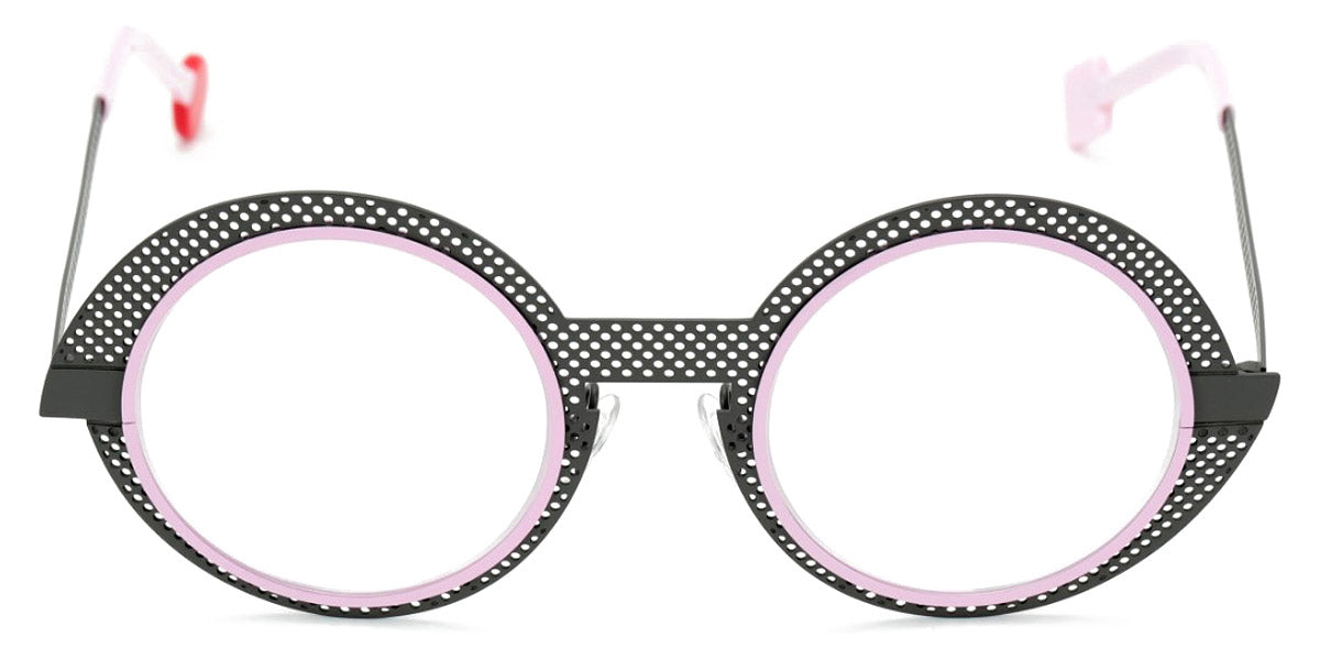 Sabine Be® Be Val De Loire Hole SB Be Val De Loire Hole 492 50 - Perforated Satin Taupe / Baby Pink Satin Eyeglasses