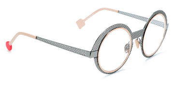 Sabine Be® Be Val De Loire Hole SB Be Val De Loire Hole 493 50 - Dark Ruthenium Polished Perforated / Polished Rose Gold Eyeglasses