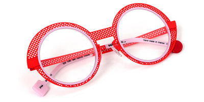 Sabine Be® Be Val De Loire Hole SB Be Val De Loire Hole 566 50 - Satin Neon Orange Perforated / Satin Baby Pink Eyeglasses