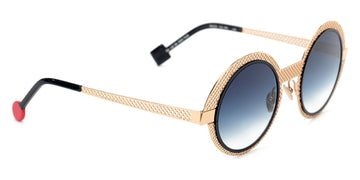 Sabine Be® Be Val De Loire Hole Sun SB Be Val De Loire Hole Sun 490 50 - Rose Gold Polished Perforated / Navy Satin Sunglasses