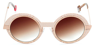 Sabine Be® Be Val De Loire Hole Sun SB Be Val De Loire Hole Sun 496 50 - Nude Satin Perforated / Polished Rose Gold Sunglasses