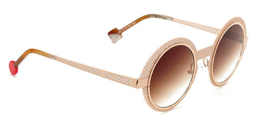 Sabine Be® Be Val De Loire Hole Sun SB Be Val De Loire Hole Sun 496 50 - Nude Satin Perforated / Polished Rose Gold Sunglasses