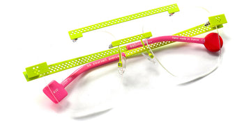 Sabine Be® Be Yourself Pierced SB Be Yourself Pierced 132 55 - Satin Neon Yellow Eyeglasses