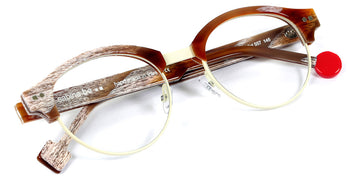 Sabine Be® Be Master Pantos SB Be Master Pantos 557 51 - Shiny Vintage Horn / Satin Ivory Eyeglasses