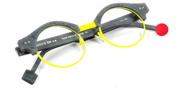 Sabine Be® Be Master Round SB Be Master Round 546 45 - Matte Marbled Mouse Gray / Satin Neon Yellow Eyeglasses