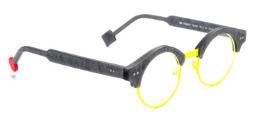 Sabine Be® Be Master Round SB Be Master Round 546 45 - Matte Marbled Mouse Gray / Satin Neon Yellow Eyeglasses