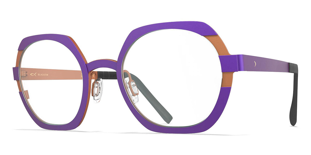 Blackfin® BIARRITZ BLF BIARRITZ 1616 49 - Diva Violet/Sunset Orange Eyeglasses