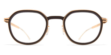 Mykita® BIRCH MYK BIRCH MH8 Ebony Brown/Champagne Gold 47 - MH8 Ebony Brown/Champagne Gold Eyeglasses