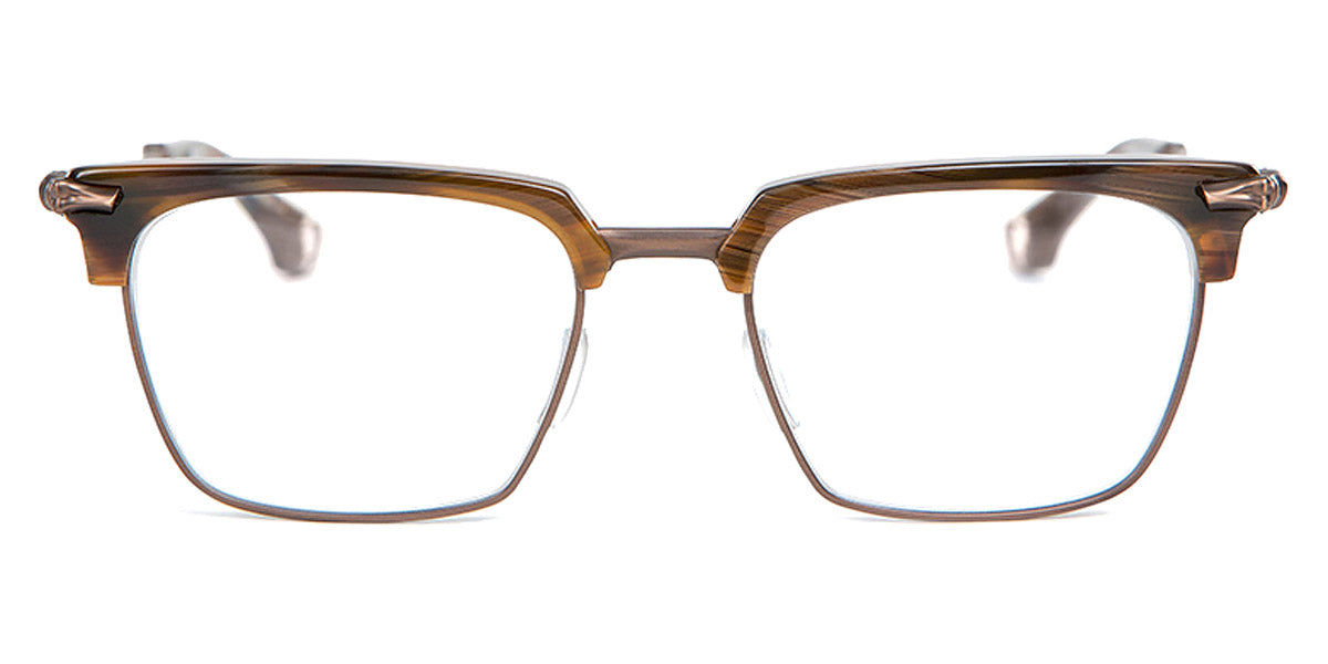 Blake Kuwahara® BK1008 BLK BK1008 BROWN HORN 52 - BROWN HORN Eyeglasses