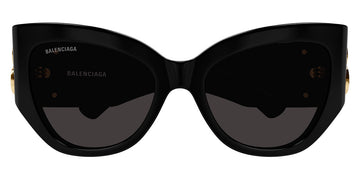 Balenciaga® BB0322S BL BB0322S 002 55 - Black / Gray Lenses 