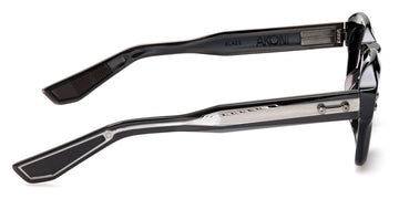 AKONI® Blaze AKO Blaze 514D 48 - Crystal Black Sunglasses